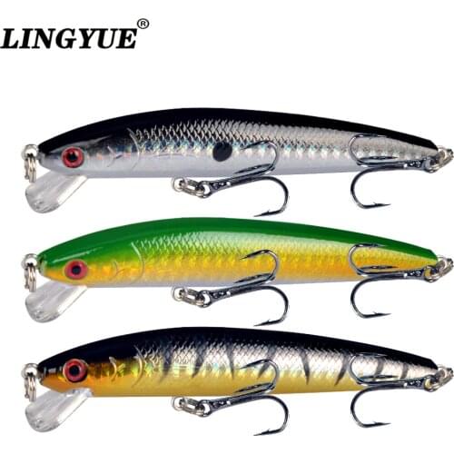 Good Quality Hot Sale 1PCS Minnow Crankbait Hard Bait Tight Wobble Jerkbait Slow Floating 9.5CM/7.5G Fishing Wobbler Tackle