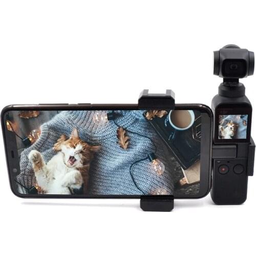 Pocket Extended Camera Bracket Mount For DJI OSMO Portable Phone Holder Accessory ABS Aluminum Material Stylish And Durable