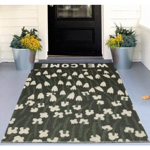 Fashion Style Home Doormat Living Room Mat Kitchen Mat PVC Anti-slip Mat Can Be Cut Custom Mat Carpet Entrance Door Mat Carpet