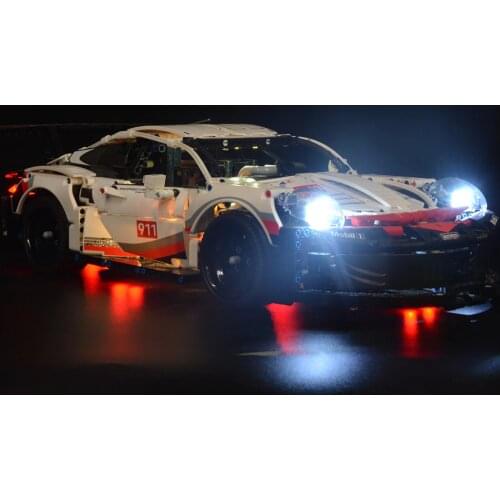 Kyglaring LED Light Kit (only light included) Compatible For LEGO 42096 and 20097 The 24 hours Race Car ( the car not included)
