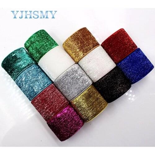 YJHSMY 1801054,38 MM 10 yards multicolour Green onions Ribbon,DIY handmade headdress accessories material,Hair decoration