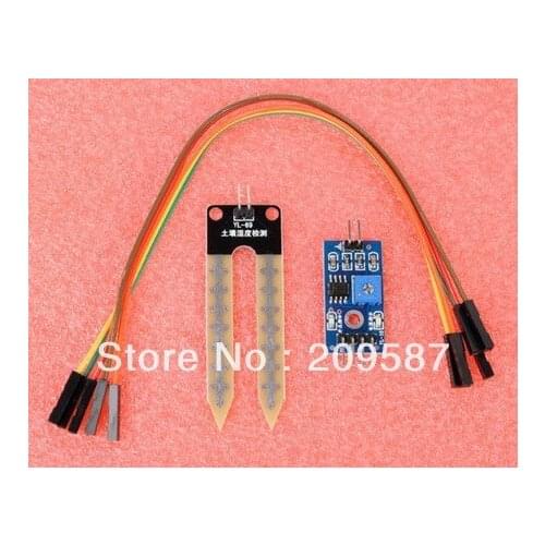 10PCS soil the hygrometer detection module soil moisture sensor For-Arduino Robot smart car For UNO Mega 2560 .Mega 1280 328
