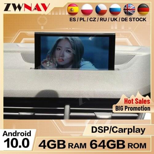 IPS Screen DSP Carplay For Audi Q7 Android 10.0 Multimedia Stereo Player Auto Radio Video Audio GPS NavigationReceiver Head Unit
