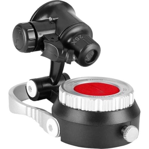 Desktop Magnifying Glass with LED Light,10X 20X 25X Magnifying Glasses w/LED Lamp Lighted Magnifier for Craft, Jewelry, Sewing