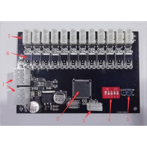 485 Lock Control Board / Express Cabinet Motherboard / Locker Motherboard / Vending Machine Motherboard / Support MODBUS