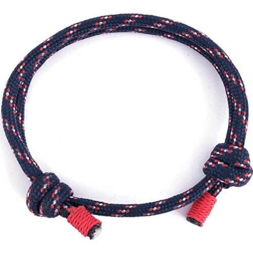 QiLuxy New Handmade Simple Rope Bracelets for Women Men Adjustable Colorful Charm Rope Bracelet & Bangle Friendship Jewelry Gift