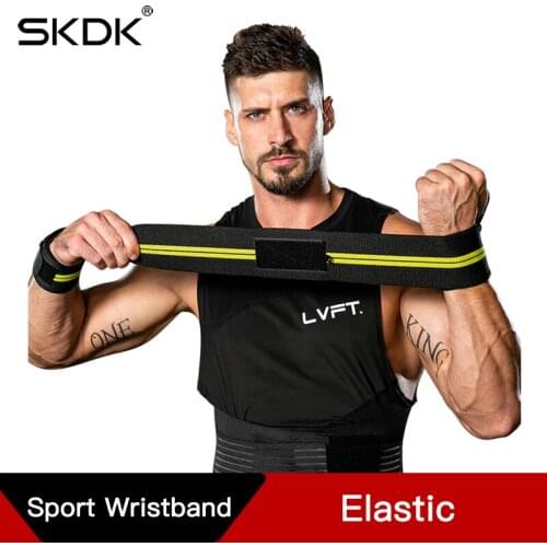 SKDK Nylon Wristband Elastic Wrist Wraps Bandages Weight Lifting Breathable Grip Barbell Support Straps Hand Protector Wristband