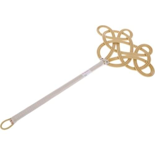 Traditional Racket Woven Imitation Rattan Clean Duster Carpet Rug Beater Durable Hand Made For Pet Owner 62KC