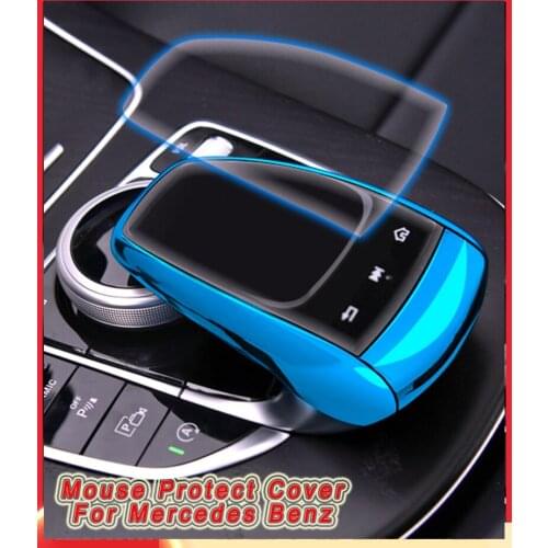 Center Console Media Handwriting Mouse TPU Protect Cover Film For Mercedes Benz W205 W166 GLE350 W205 X253 GLS C E GLC G V Class