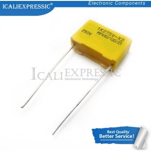 5PCS High quality safety capacitor MPX40/100/21 0.1uf 275v 104 275v 0.1UF 1K275V-X2 In Stock
