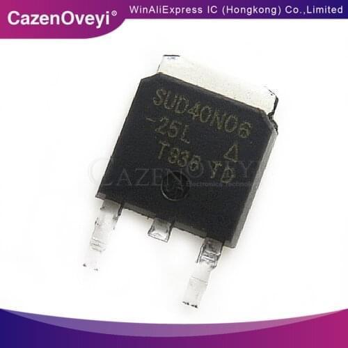 10pcs/lot SUD40N06-25 40N06 TO-252 In Stock