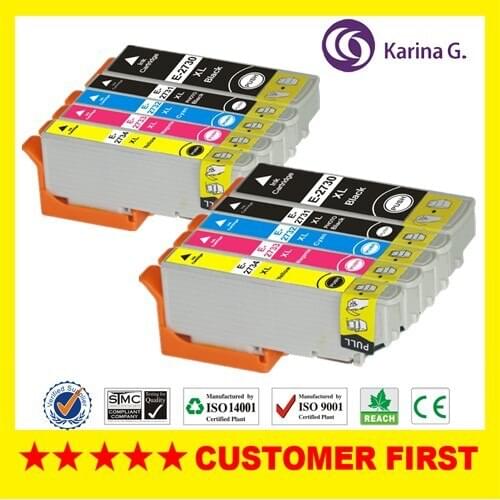 10X Compatible Ink Cartridge 273XL For EPSON Expression Premium XP-510 For North American AU