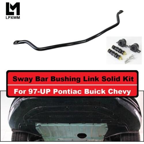 30mm Stabilizer Sway Bar Bushing Link Solid Kit Front For 97-UP Pontiac Buick Chevy PHG01