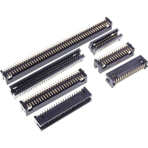 5 Sets 1.27 mm Board to Board Connector 10 20 24 30 40 44 50 60 80 100 Pin Male Female Plug Socket SMT Type 0.050" BTB Dual Row