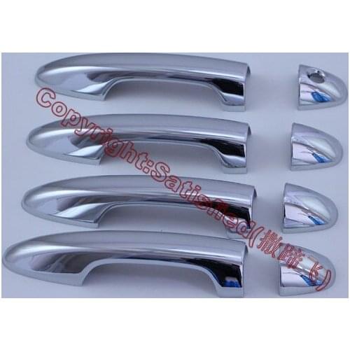 ABS Chrome Car Decoration Door Handle Cover Trim Molding For Toyota Innova 2016 2017