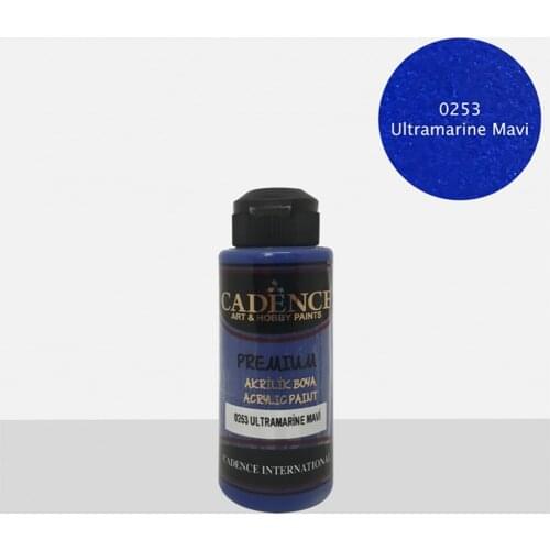 Cadence Acrylic Paint 0253-Ultramarine 120ml