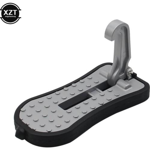 Car Door Step Pedal Foldable Auto Rooftop Luggage Ladder Hooked Foot Pegs Doorstep Safety Hammer Door Step Universal
