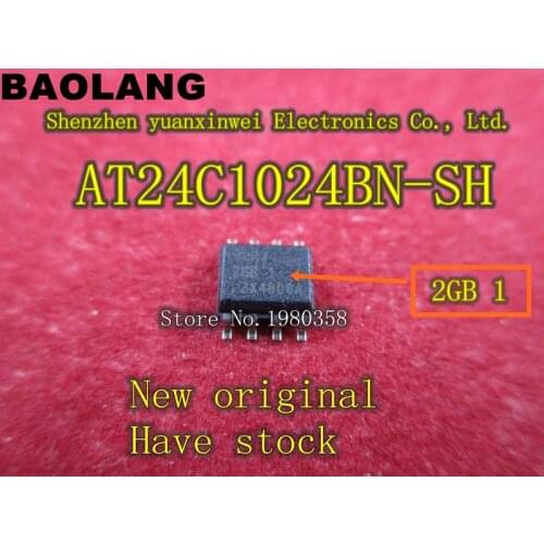 Free Shipping 1pcs/lot AT24C1024BN-SH AT24C1024BN AT24C1024 2GB1 2GB 1 SOP8