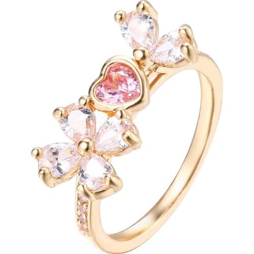 Bettyue Brand Fashion Europe And America Style Hot Sale Cubic Zircon Two Colors Jewelry Rings For Woman Couples Wedding Gifts