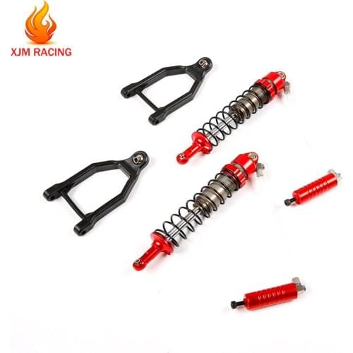 CNC Metal High Strength Front & Rear Shocks Absorber 10MM with Hydraulic Abdominal for 1/5 Hpi Rofun Rovan KM Baja 5b 5t 5sc Ss