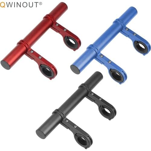Bicycle Handlebar Extended Bracket Bike Headlight Mount Bar Computer Holder Lantern Lamp Support Rack Alloy Fiber Stand