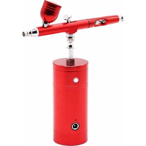 Mini Spray Gun Air Brush Multi-Purpose Cordless Airbrush Single Dual Action Paint SprayGun Pen Battery Charger Portable 2020