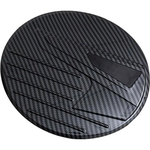 Fit For Mazda CX-30 CX30 2019 2020 2021 Carbon Fiber Fuel Gas Tank Filler Cap Cover Protector Trim