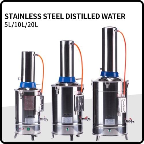 Stainless steel water shut-off self-controlled heating distilled experimental distilled water machine generator