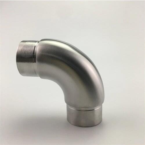 Y L Wholesale 90 degree two ways Stainless Steel elbow pipe fittings tube connector