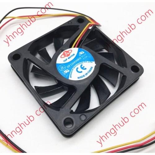 TOP DF126010BH DC 12V 0.32A 60x60x10mm 3-Wire Server Cooling Fan