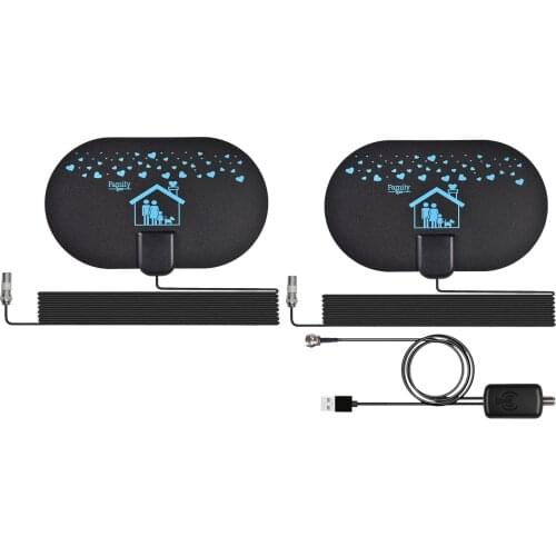 HD 4K TV Antenna 1080P Digital TV Indoor Digital TV Antennas 2000 Miles HDTV Signal Amplifier DVBT2 Satellite Receiver Premium