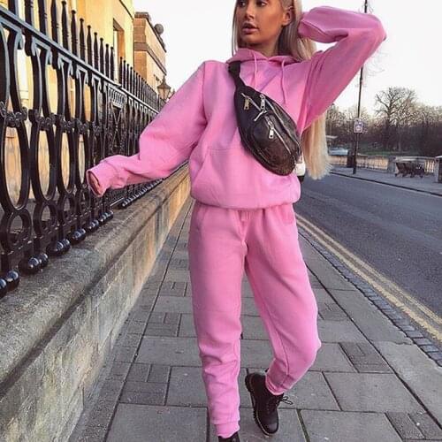 Women Hoodies Tops Fashion Tracksuit Sweat Suits Womens Autumn Casual 2 Pieces Set Women Hoodies And Sweatshirts