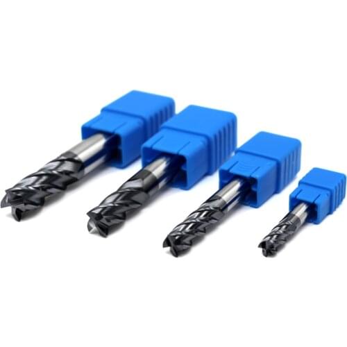 1pc End mills 4Flute HRC50 4MM 6MM 8MM 10MM 12MM Lengthen endmill Carbide Cutting Spiral Bit CNC machine milling cutter
