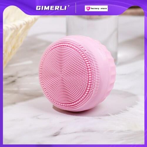 1pc Silica Gel Cleaning Facial Brushes Pad Wash Face Exfoliating Brush Skin Scrub Cleanser Tool Suitable For Washing