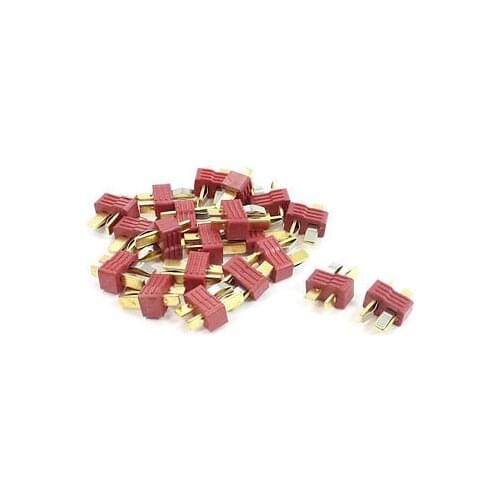 20 Pcs Deans Style Male Plug T Connector for RC Helicopter Boat
