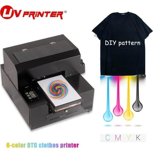 3D relief printing A4 6-color inkjet printer for batch printing of private customized patterns Can be printed on plastic/leather