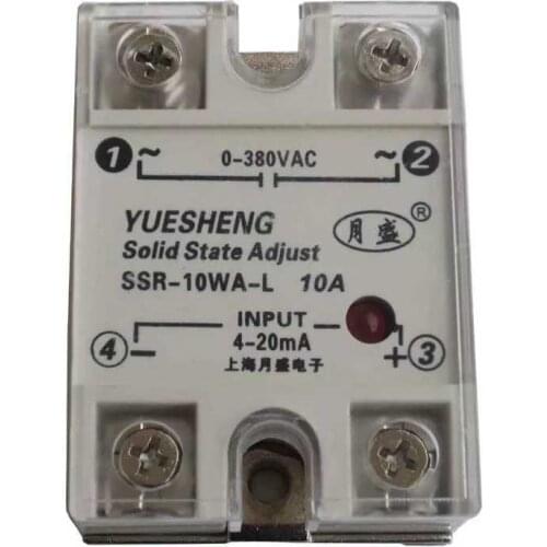4-20mA Solid State Voltage Regulator 10A, Good Linearity, Easy to Use SSR-15WA-L Thyristor Voltage Regulator