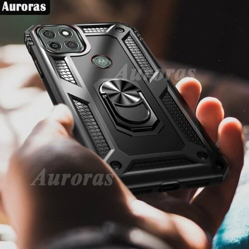 Auroras For Motorola G9 Power Case Luxury Armor Soft Shockproof Cover Silicone Car Holder Ring For Moto G9 Power Case