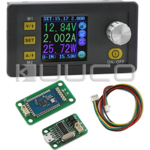 5 PCS/LOT 250W CNC Power Supply/Adapter/Digital Meter DC 6~55V to 0V~50V 5A Regulator With USB + Bluetooth Communication Board