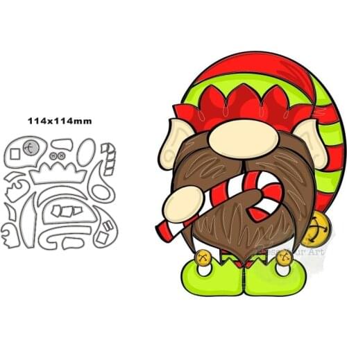 Santa Claus New Metal Cutting Dies for DIY Scrapbooking Album Decorative Embossing Handmade Paper Cards Gift