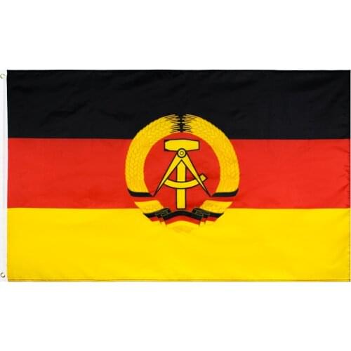 60x90cm/90x150cm German Democratic Republic Flag 2x3ft/3x5ft East Germany Banner