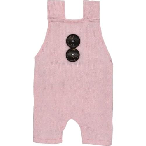 Newborn Props Boys Girls Costume Infant Buttons Romper Baby Photography Outfit GXMB