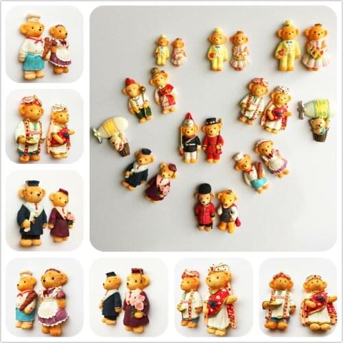 European and American ideas Fridge Magnets Tourism Souvenir Refrigerator Magnetic Sticker Collection Handicraft Gift