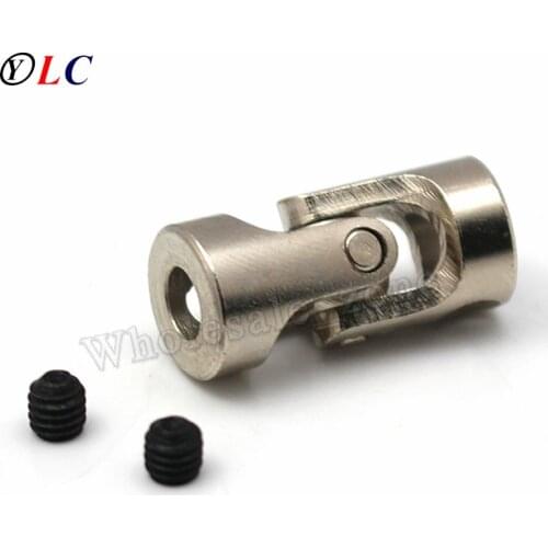 2/2.3/3/3.17/4/ 5/6/8/10 mm Metal Universal Joint Shaft Coupling Coupler Connector For DIY Boat R/C Model Parts Hobby Tools