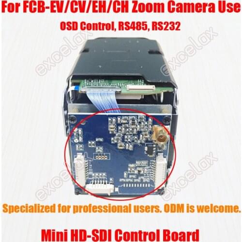 Zoom Camera Module Mini 3G HD SDI Decoding Board for FCB-EV CV EH CH Series HD Block Camera w/ RS485 RS232 VISCA Focus OSD Menu