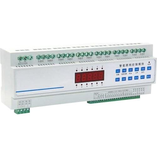 4/6/8/12/16 road 16A latitude and longitude light control module time control switch emergency lighting module
