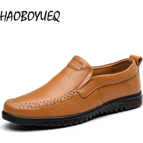 Sapato Social Leather Men Casual Shoes Luxury Brand Loafers Moccasins Plus Size Dress Shoes Zapatos De Vestir мужская обувь