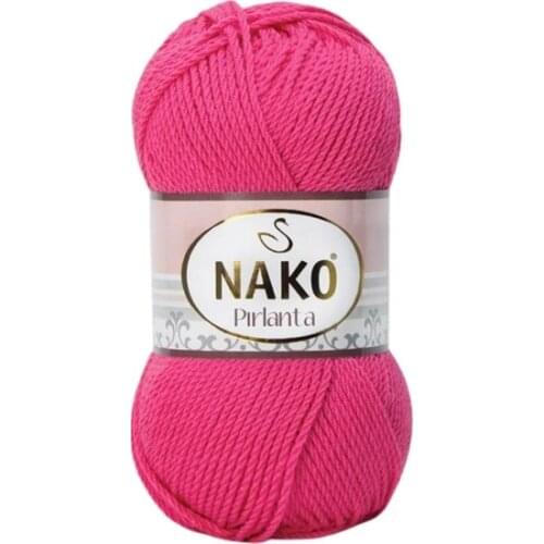 Nako Diamond Amigurumi Hand Braid Lanyard İpliği Wool Black