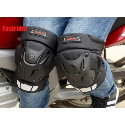 Scoyco Knee Protector Motorcycle Hight Quality Racing Anti-fall Knee Pads Tactical Paintball Protective Gear Knee Pads Black