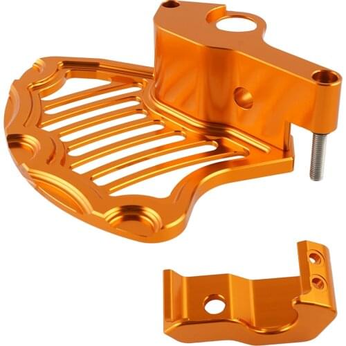 Front Brake Disc Guard Fork Leg Shoe Cover For KTM 125 150 200 250 300 350 400 450 500 530 SX SX-F EXC EXC-F XC XC-F XC-W XCF-W